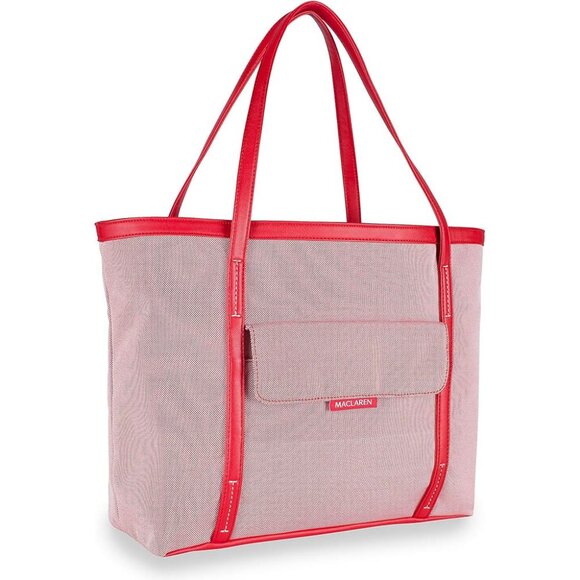 Maclaren Market Tote, Marquee Canvas Cardinal - Picture 4 of 4